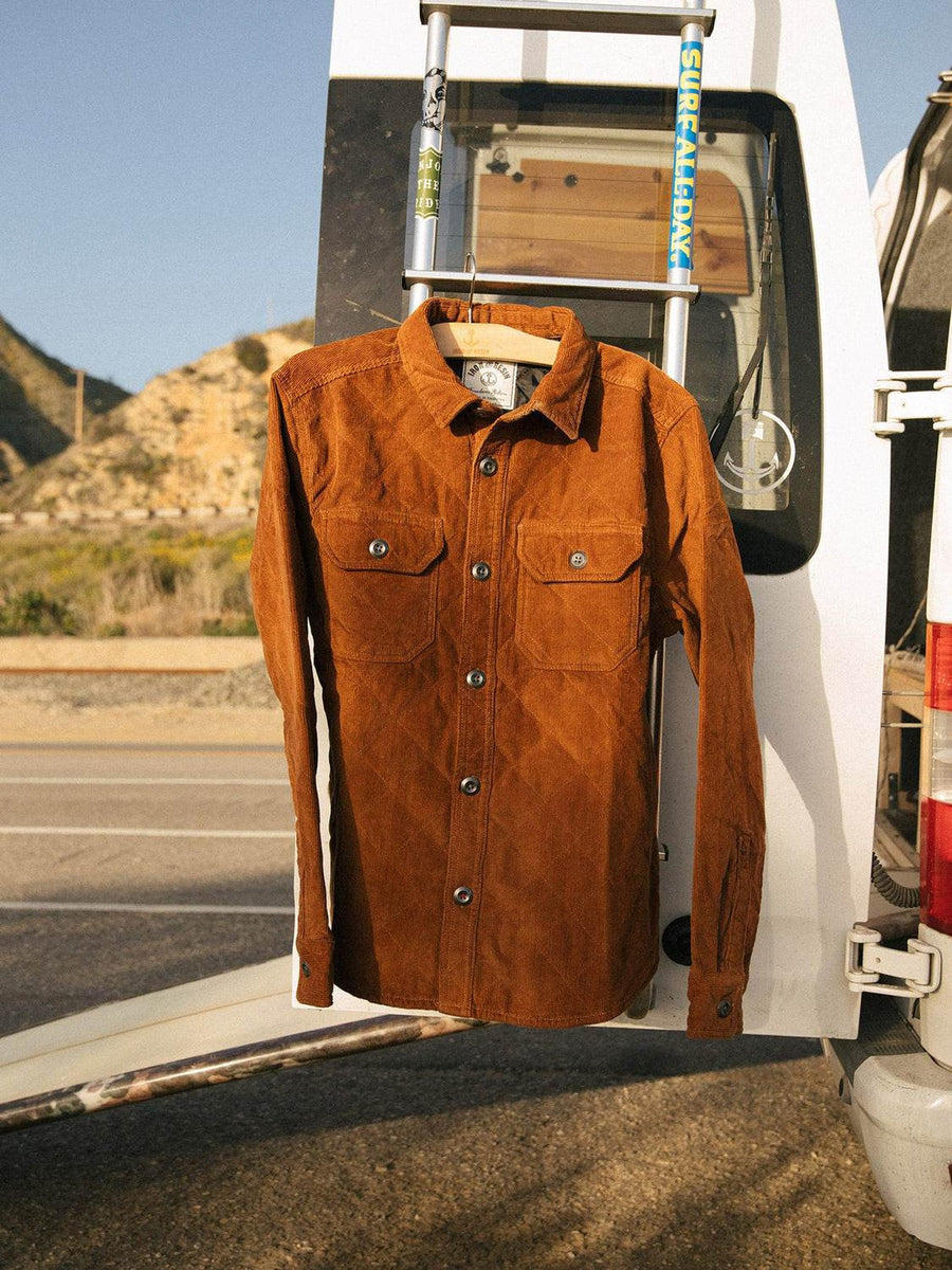 Iron and Resin Keystone Corduroy Shirt — Rust-IRON AND RESIN-Industrie