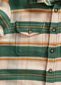 Iron and Resin Lotus Shirt — Green / Rust Homme-IRON AND RESIN-Industrie
