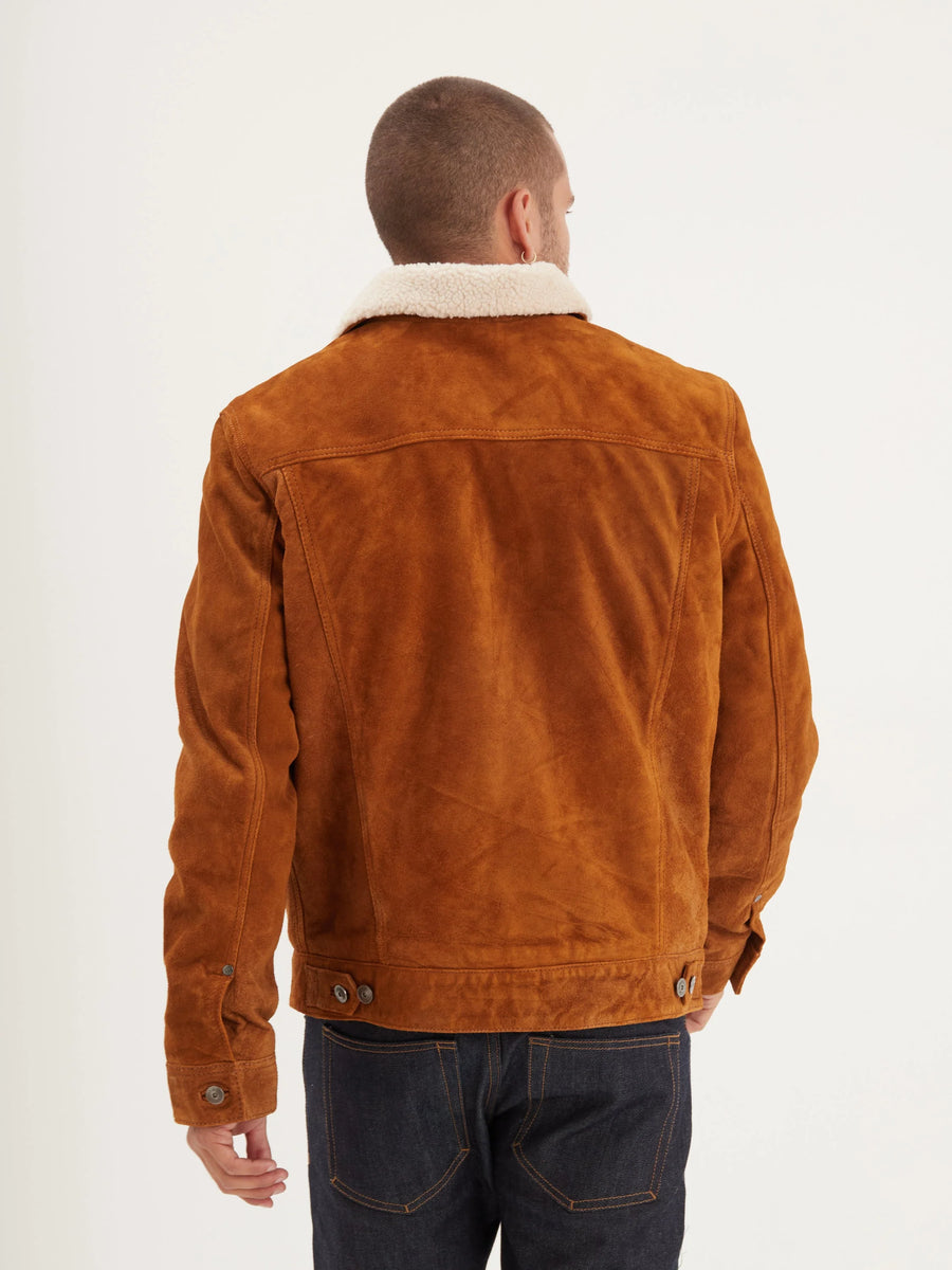 Iron and Resin Open Road Buffalo Jacket — Green / Cognac-IRON AND RESIN-Industrie