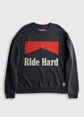 Iron and Resin Sweatshirt Ride Hard Roundneck — Charcoal