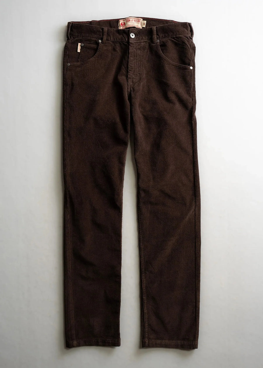 Iron and Resin Saguaro Corduroy Pant — Tan / Charcoal / Brown Homme-IRON AND RESIN-Industrie