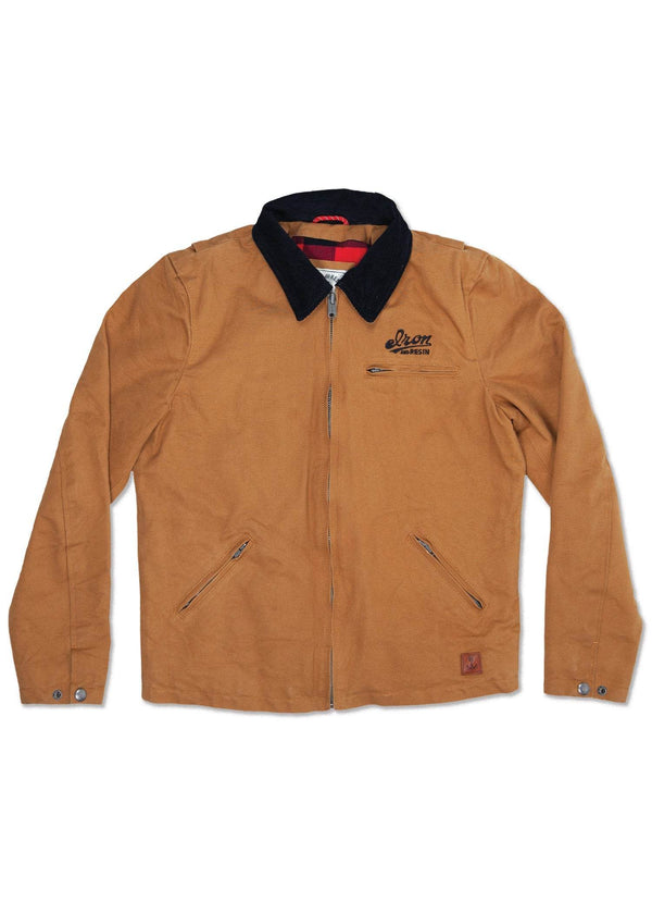 Iron and Resin Service Jacket — Cognac / Olive / Beige-IRON AND RESIN-Industrie