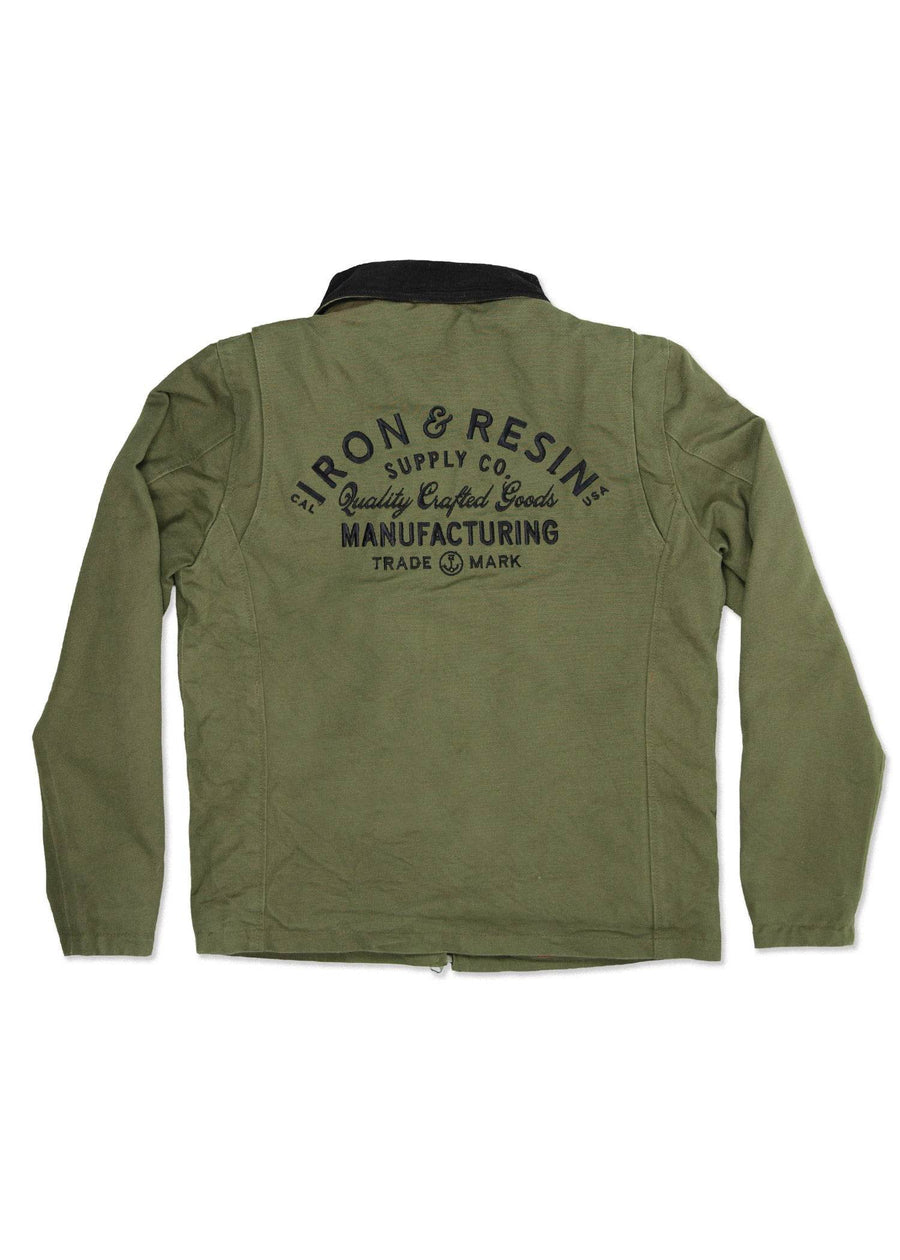 Iron and Resin Service Jacket — Cognac / Olive / Beige-IRON AND RESIN-Industrie