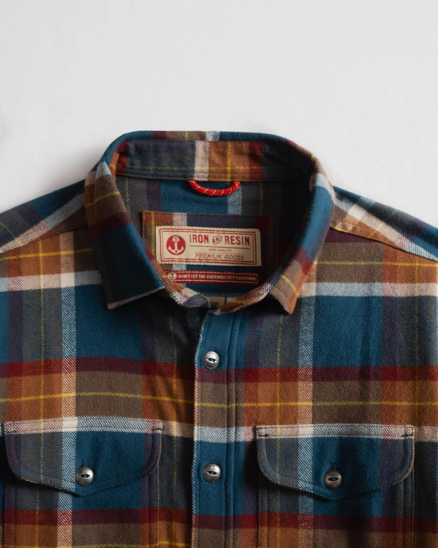 Iron and Resin Sierra Shirt — Blue-IRON AND RESIN-Industrie