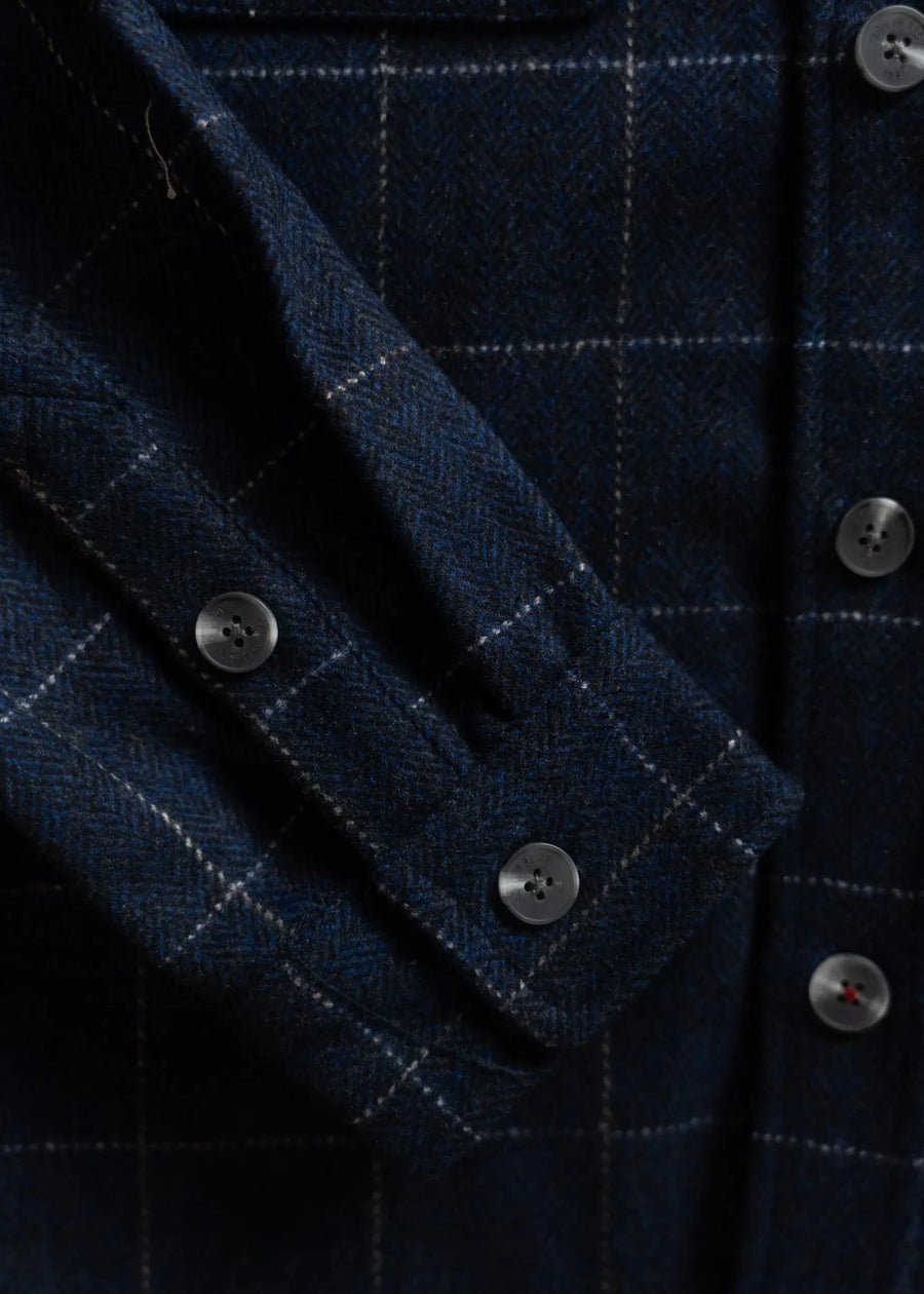 Iron and Resin Yota Shirt — Navy Homme-IRON AND RESIN-Industrie