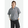 Brixton Journey Lightweight Chemise Tissée Manches Courtes — Navy Homme-BRIXTON-Industrie