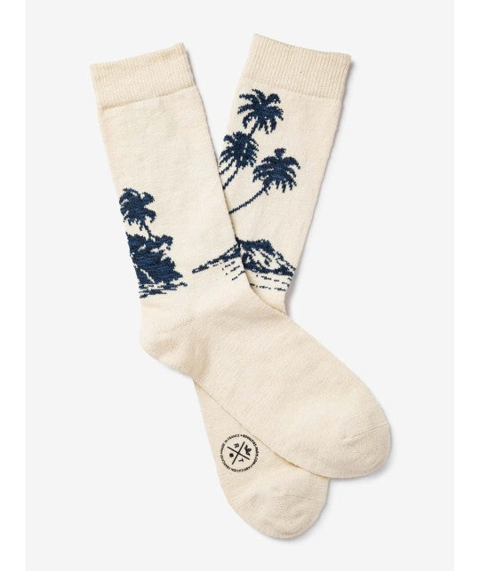 Royalties Paris Chaussettes Kai — Naturel / Marine