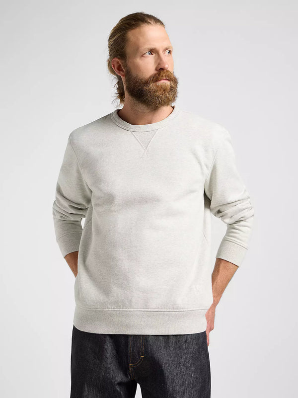 Lee 101 Sweatshirt Sharp — Grey Melange