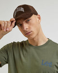 LEE CORD CAP BROWN 3