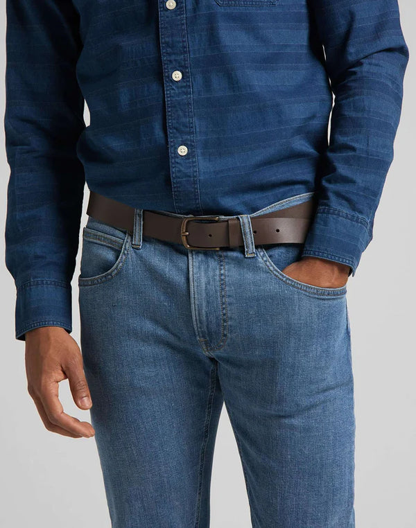 Lee Ceinture Core Belt — Dark Brown
