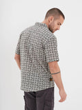 Daytona73 Moss Coton Chanvre Shirt — White/Teak-DAYTONA73-Industrie