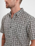 Daytona73 Moss Coton Chanvre Shirt — White/Teak-DAYTONA73-Industrie