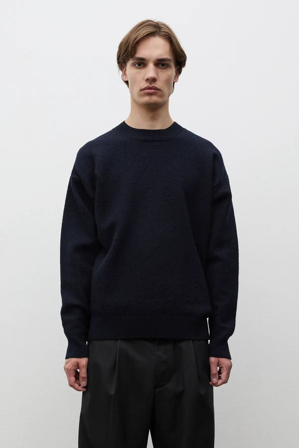 KRAGHOLM BOILED WOOL CREWNECK