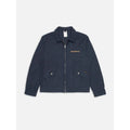 Nudie Jeans Blaze Zip Jacket Back Sateen — Navy