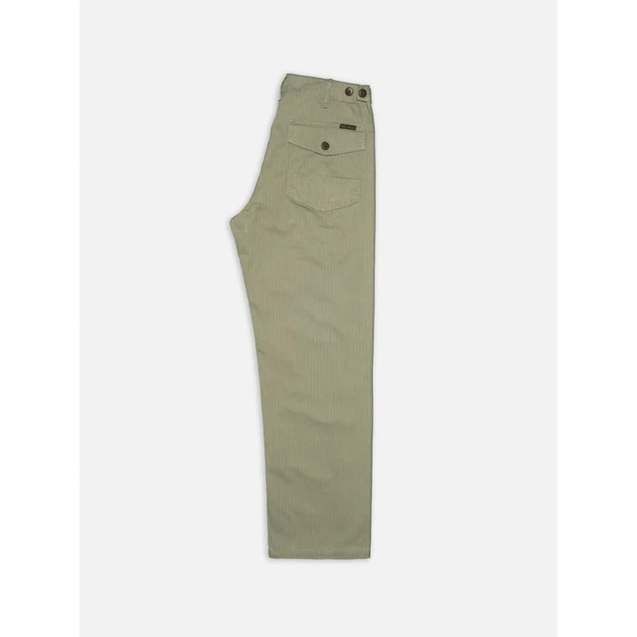 Nudie Jeans Tuff Tony Pants — Pale Green Homme-NUDIE JEANS-Industrie