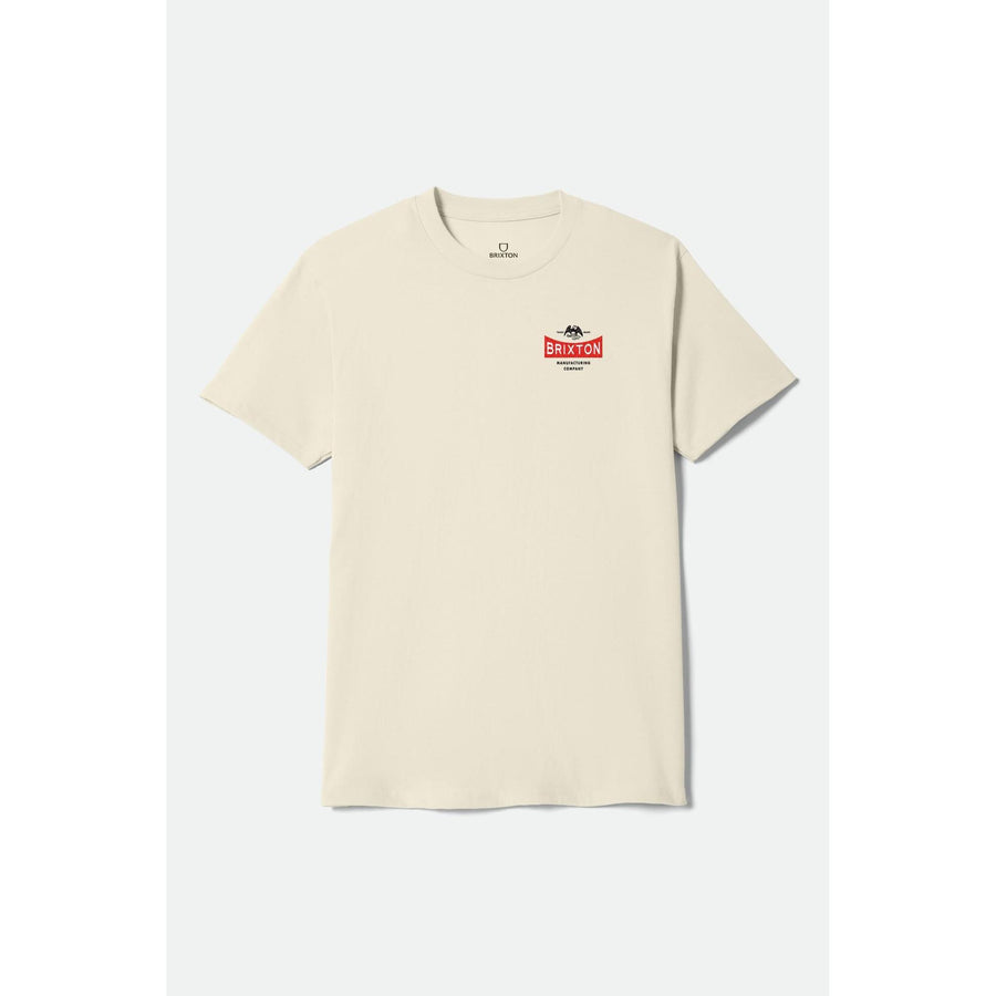 Brixton Pinnacle T-Shirt — Cream