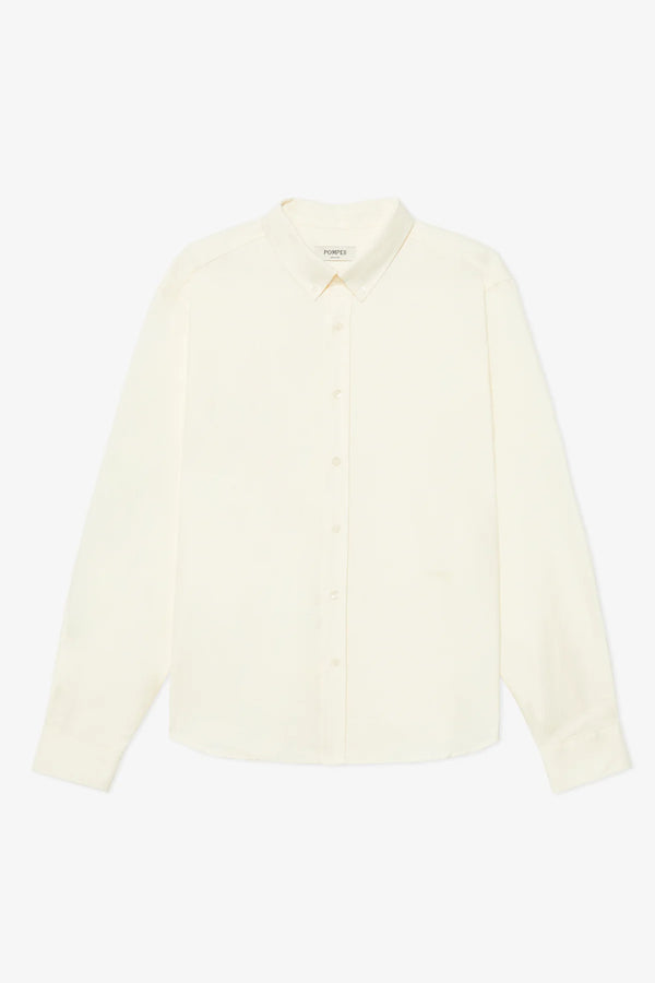 Pompeii Butter Oxford Emilio Shirt — Light Yellow