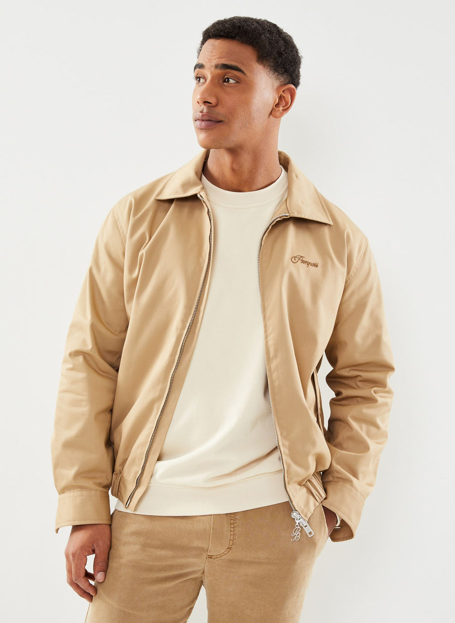 POMPEII BEIGE HARRINGTON JACKET 1