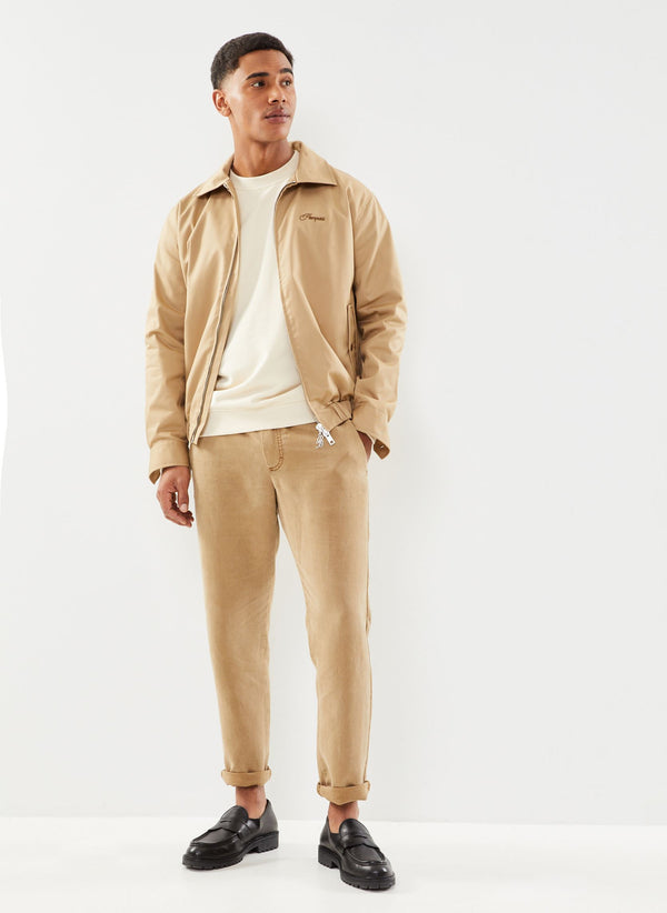 Pompeii Beige Harrington Jacket