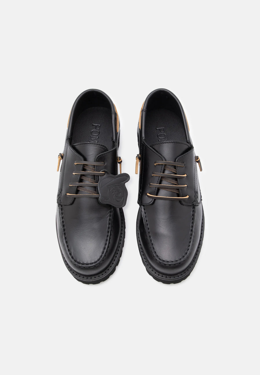POMPEII BRISTOL LEATHER BLACK 4