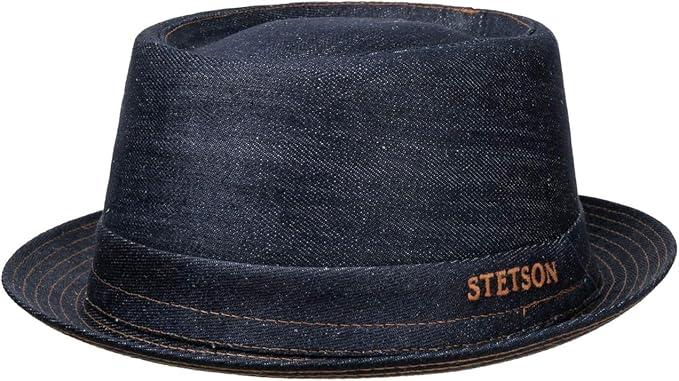 Stetson Chapeau Pork Pie Denim Sustainable