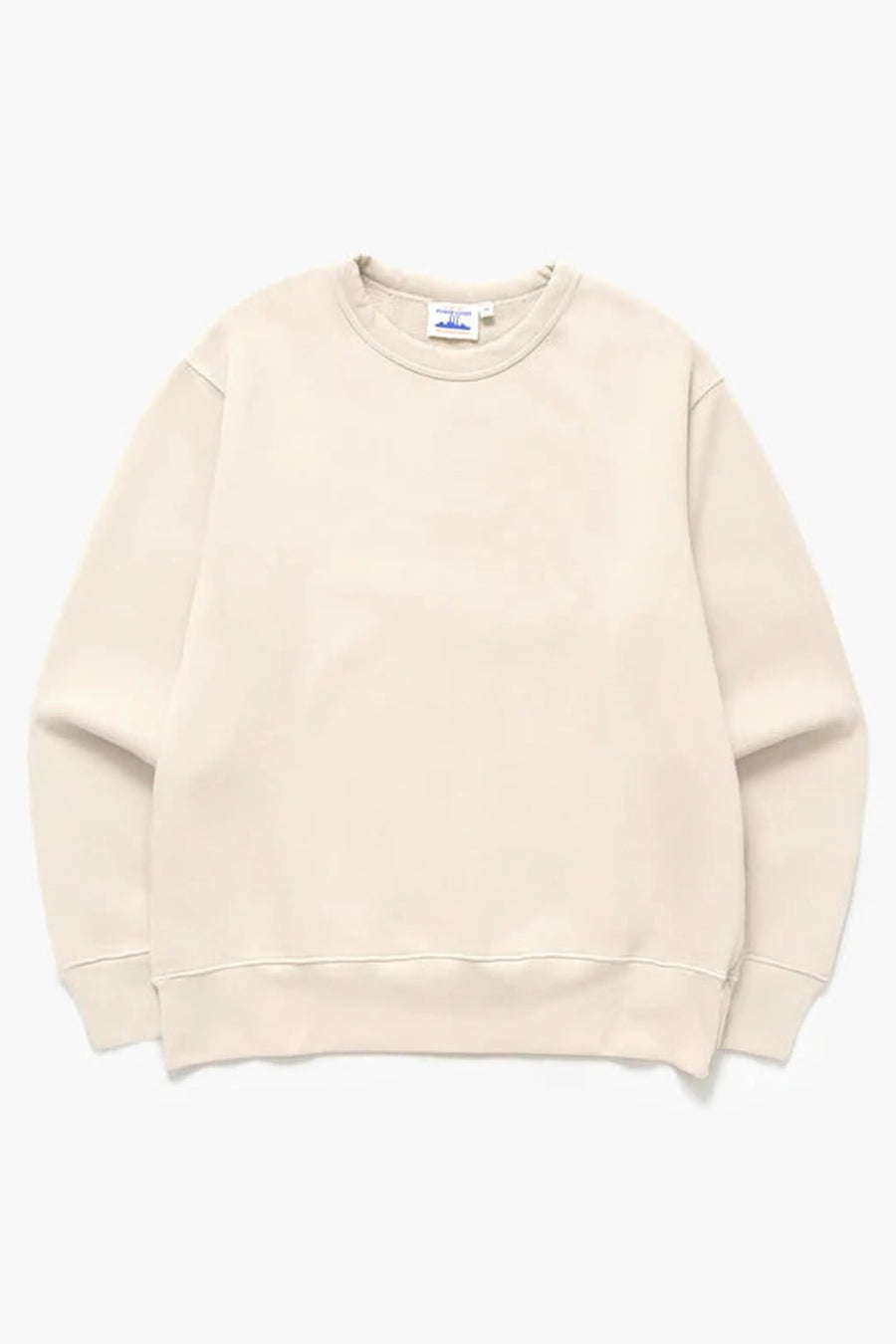 Power Goods Sweat Loopback Crewneck — Putty / Ash / Washed Black