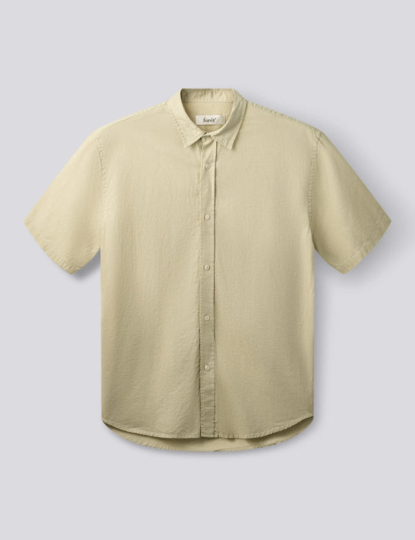 Forêt Serene Linen Shirt — Chalk