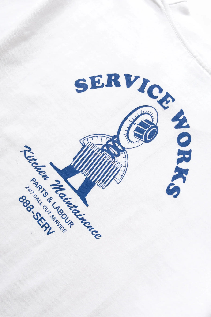 SERIVE WORKS   Maintainence Tee   White   6