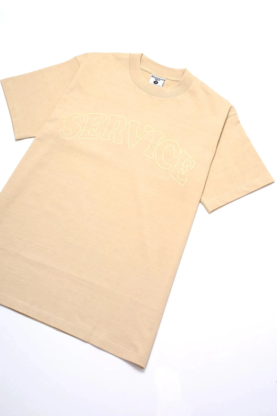 Service Works Arch Logo T-Shirt — Khaki-SERVICE WORKS-Industrie
