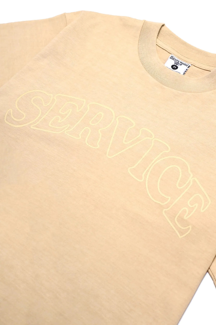 Service Works Arch Logo T-Shirt — Khaki-SERVICE WORKS-Industrie