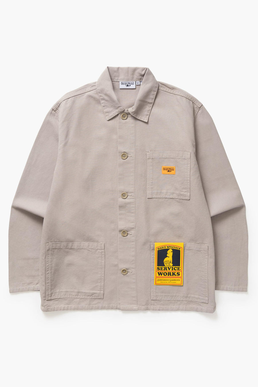 Service Works Chemise Canvas Chore — Stone / Bark