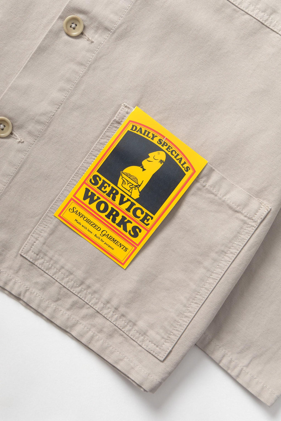 CANVAS CHORE SHIRT-SERVICE WORKS-Industrie