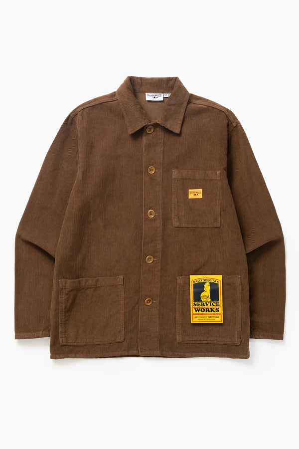 Service Works Chemise Corduroy Chore — Bark / Coppice