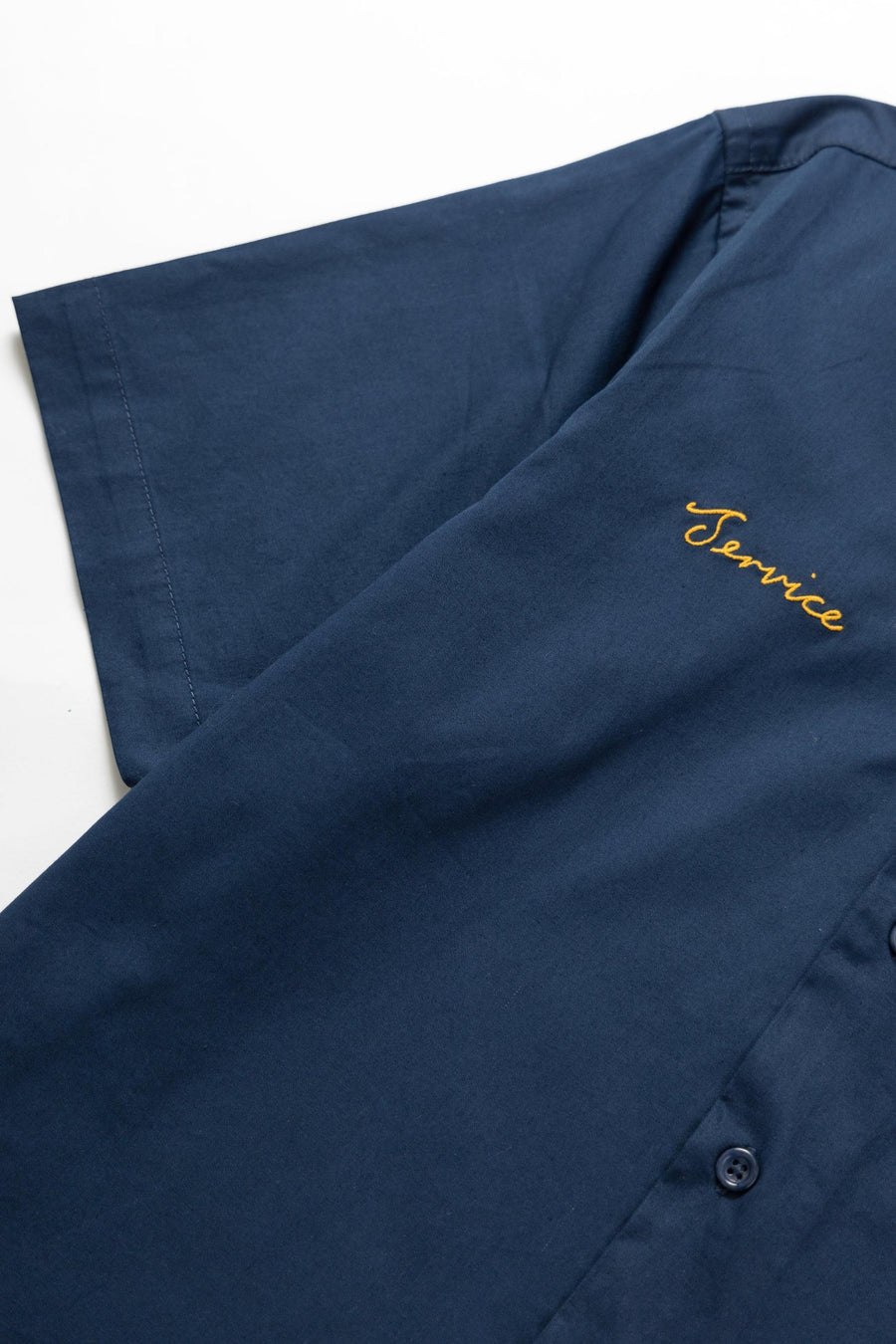 SERVICE WORKS   Light Twill Necessities Short Sleeve Shirt   Navy   4