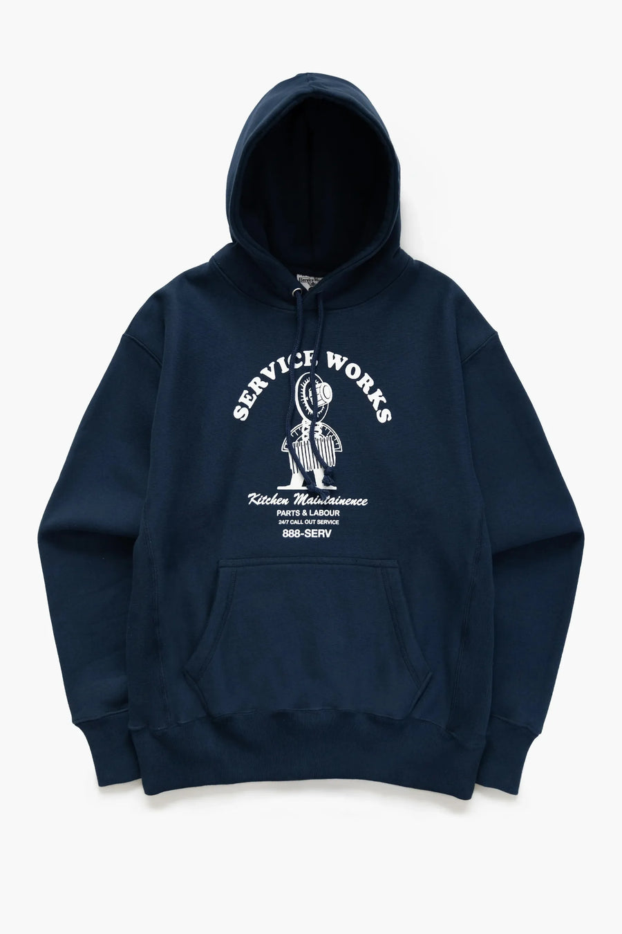 SERVICE WORKS   Maintainence Hoodie   Navy   1