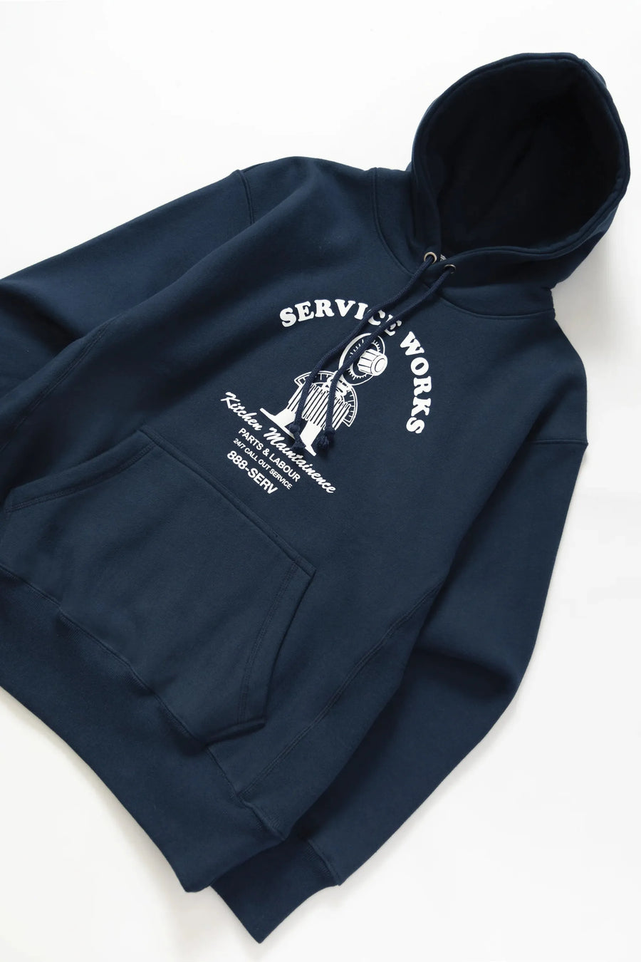 SERVICE WORKS   Maintainence Hoodie   Navy   2
