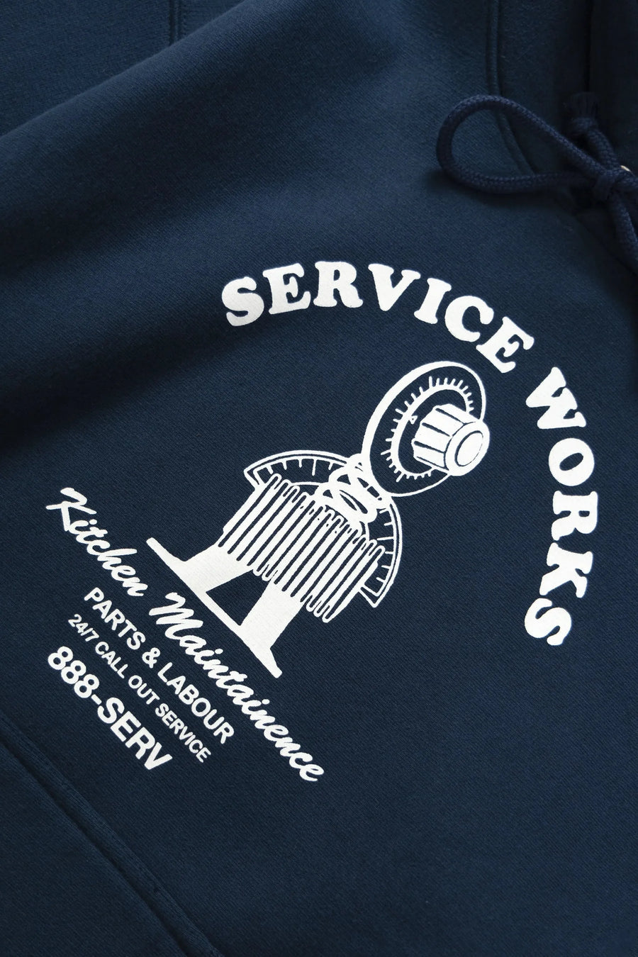 SERVICE WORKS   Maintainence Hoodie   Navy   5
