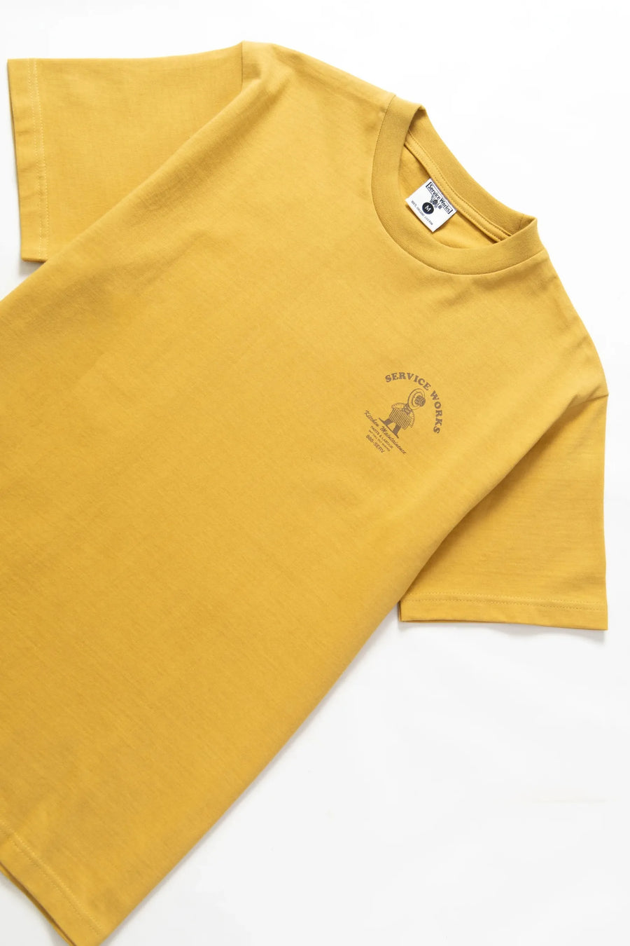SERVICE WORKS   Maintainence Tee   Mustard   2