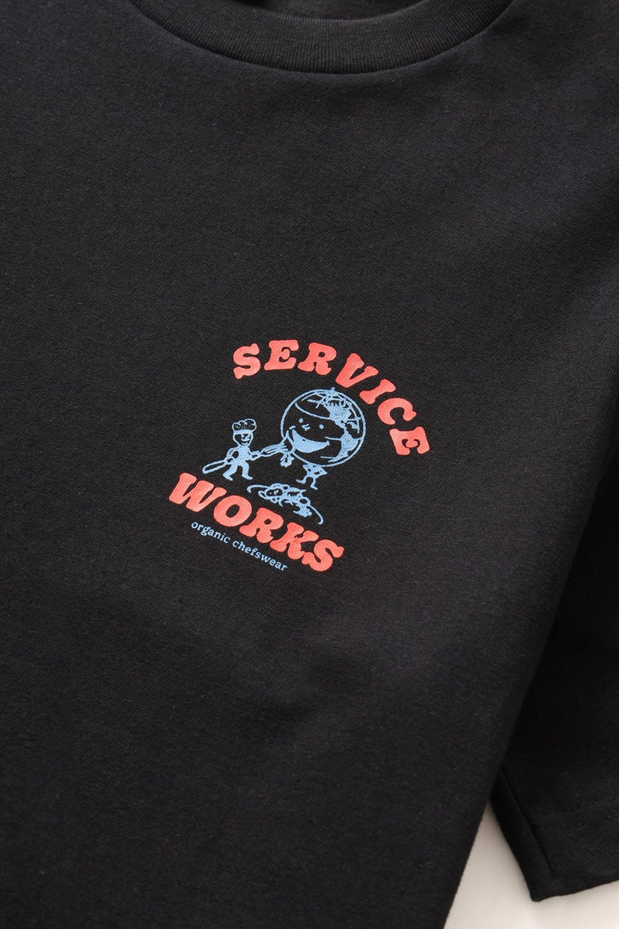 SERVICE WORKS   Organic Chefswear Tee   Black   3