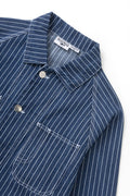 SERVICE WORKS   Pinstripe Denim Coverall 2.0   Indigo   4