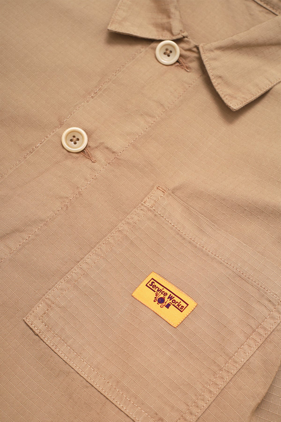 SERVICE WORKS   Ripstop Chore Shirt   Mink   4