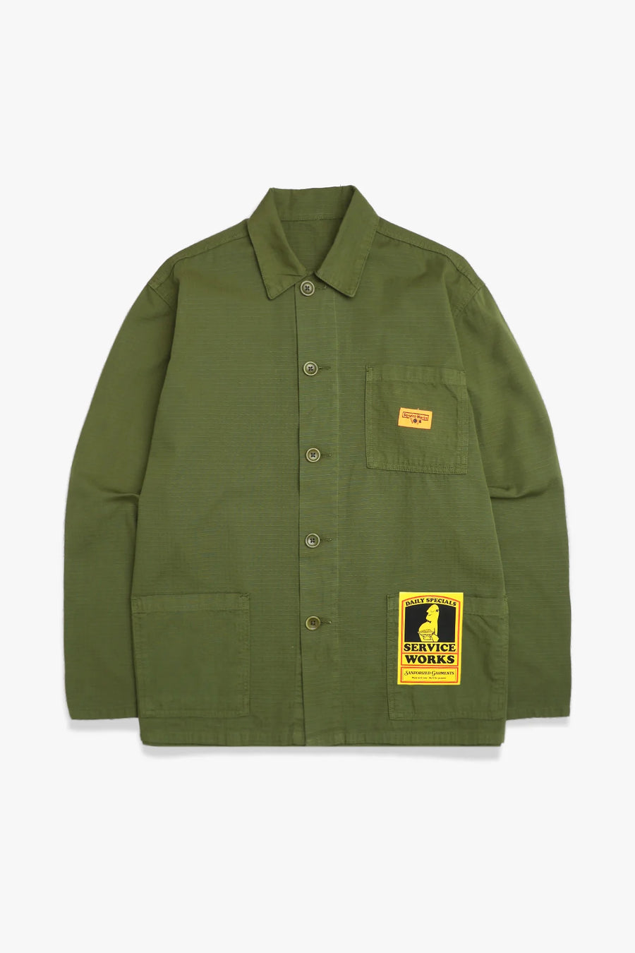 Service Works Veste Ripstop Coverall — Pesto