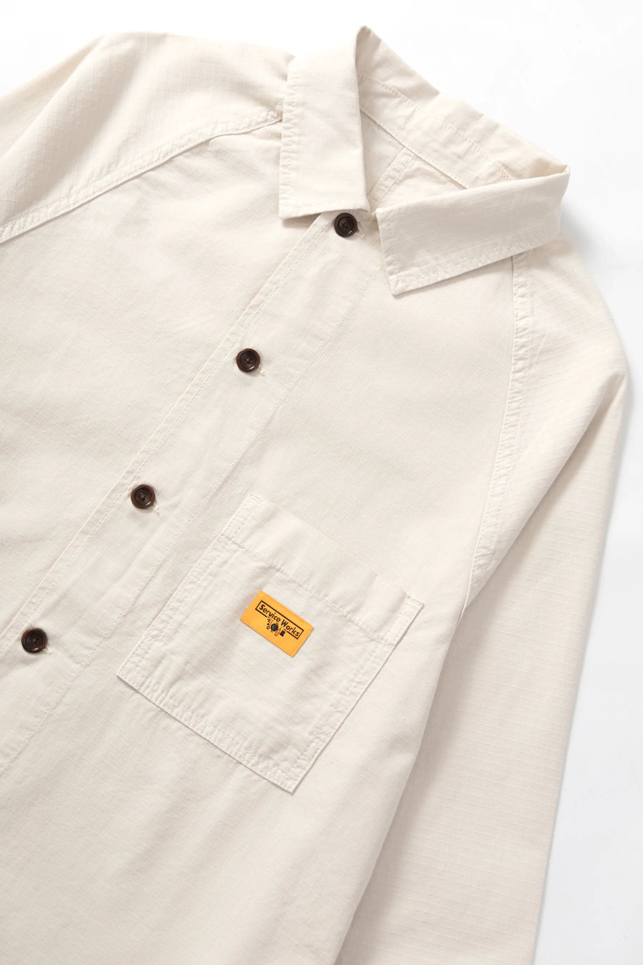 SERVICE WORKS   Ripstop Front Of House Jacket   Bone   5