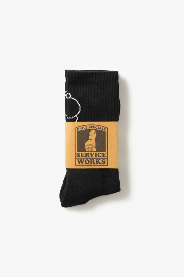 Service Works Chaussettes Salt & Pepper Socks