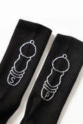 SERVICE WORKS   Salt   Pepper Socks   Black   3