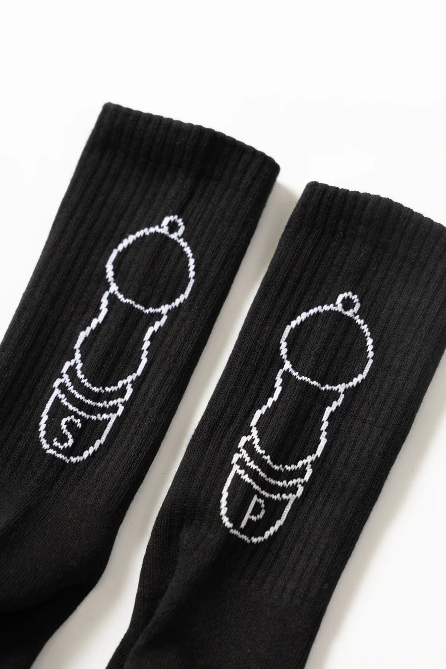 SERVICE WORKS   Salt   Pepper Socks   Black   3