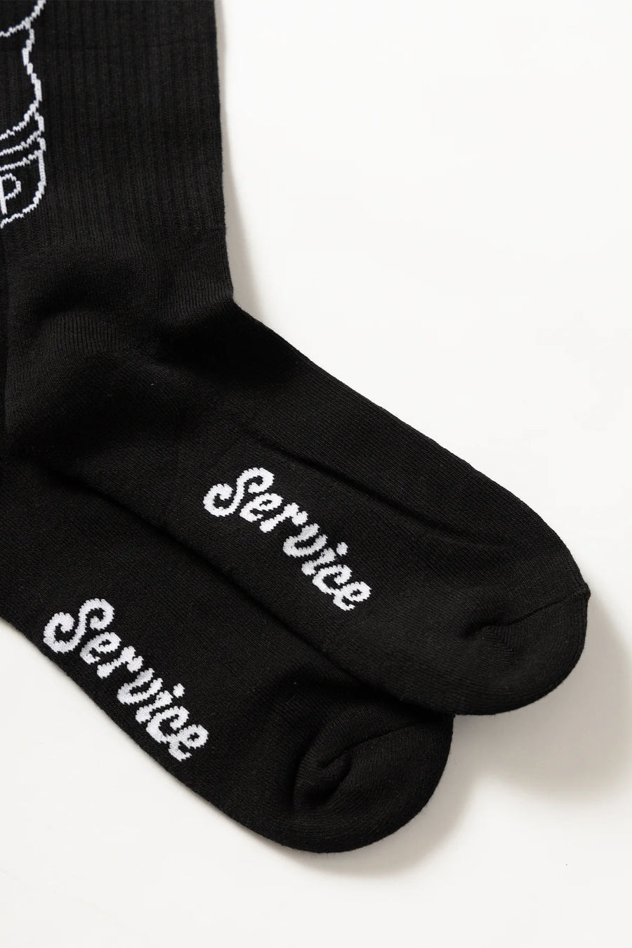 SERVICE WORKS   Salt   Pepper Socks   Black   4