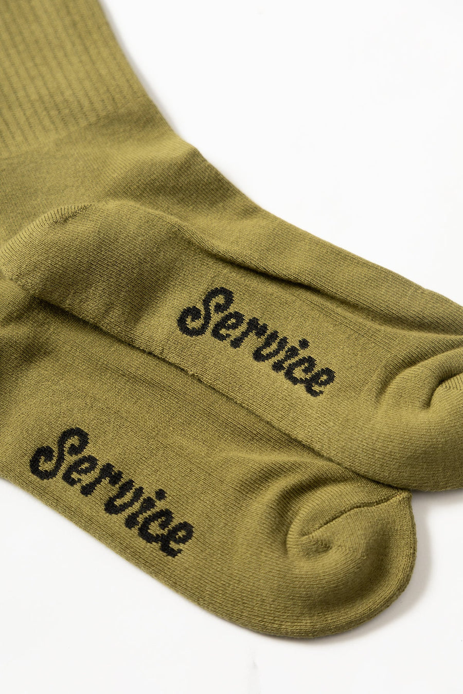 SERVICE WORKS   Salt   Pepper Socks   Olive   4