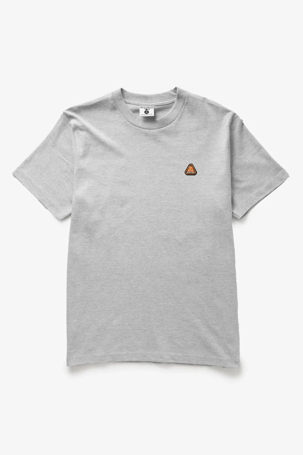 Service Works T-shirt Sticker Tee — Heather Grey