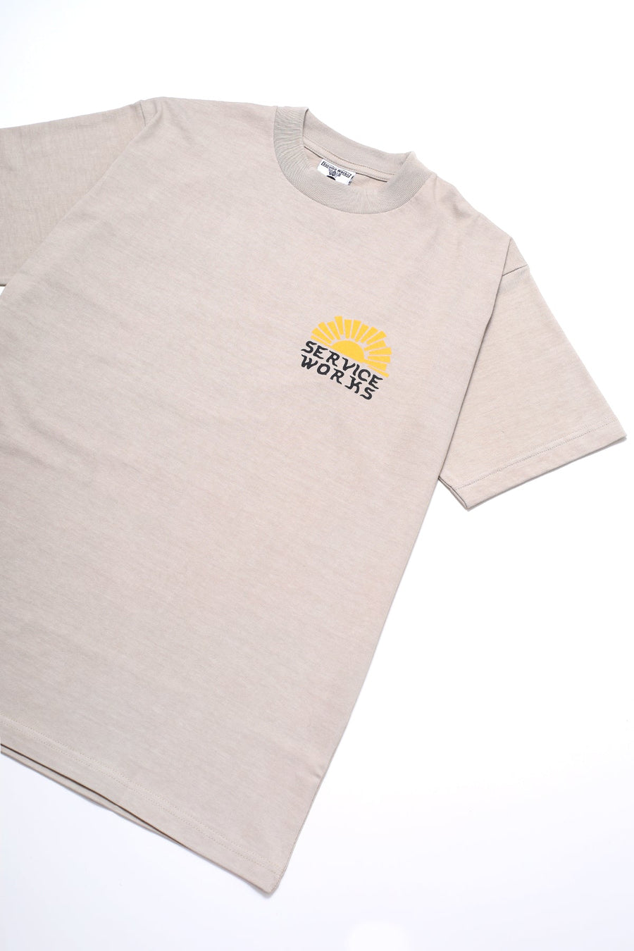 SERVICE WORKS   Sunny Side Up Tee   Stone   2